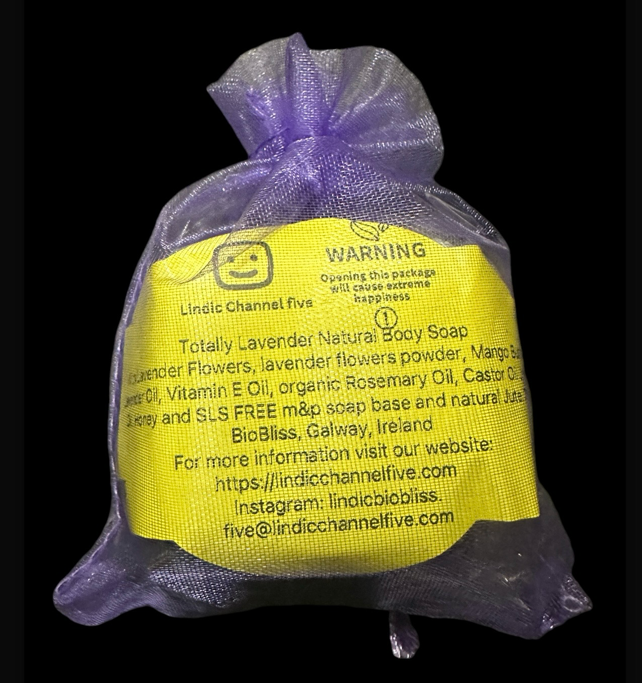 Totally Lavender Natural Body Soap 70 g With Snowman Wax Seal
