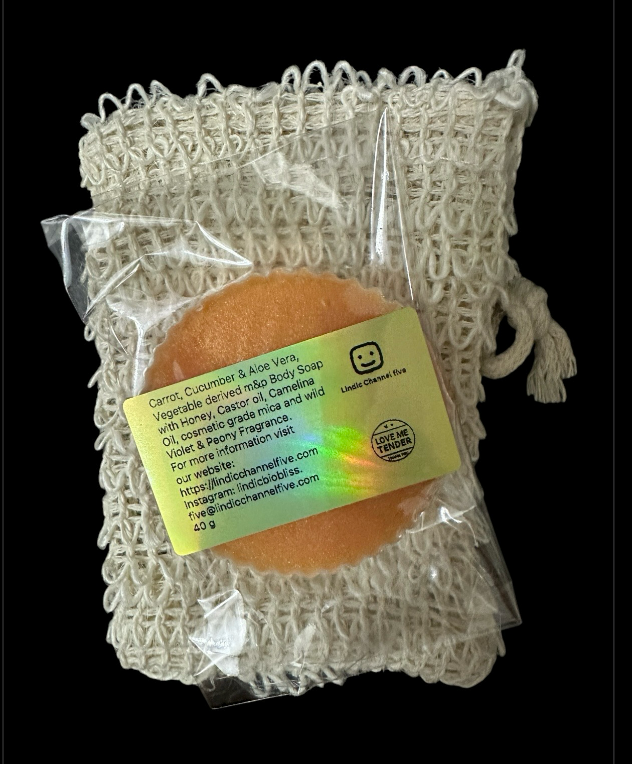 Carrot, Cucumber & Aloe Vera, Vegetable derived m&p Body Soap 40g