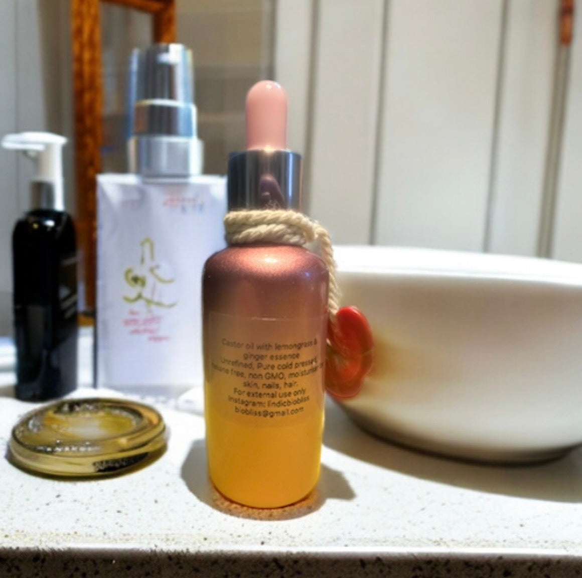 Castor Oil & Lemongrass and Ginger