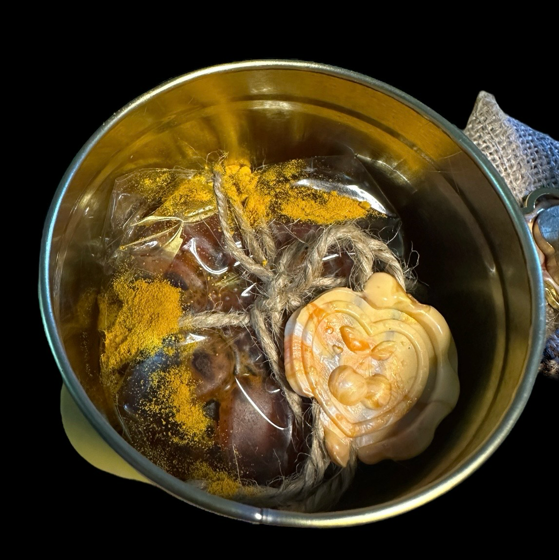 Castor Oil & Tumeric Natural Body Soap 100g In A Tin