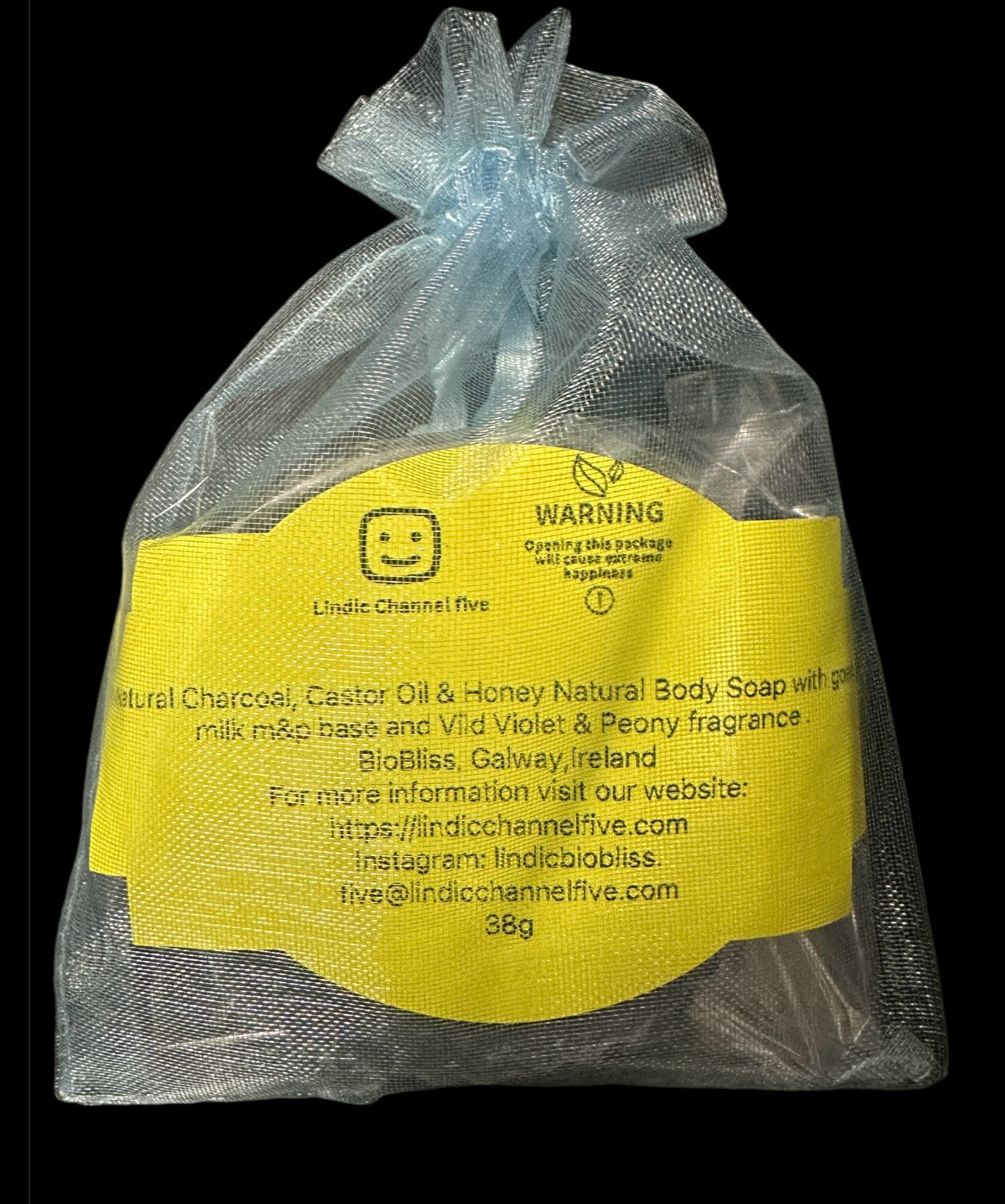 Charcoal, Castor, Honey Natural Body Soap 38g
