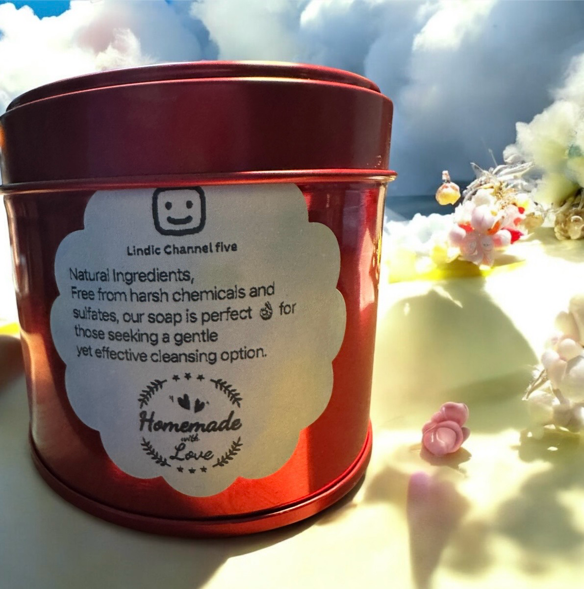 Dutch Cocoa and Sugar Body Soap 53g with Tin