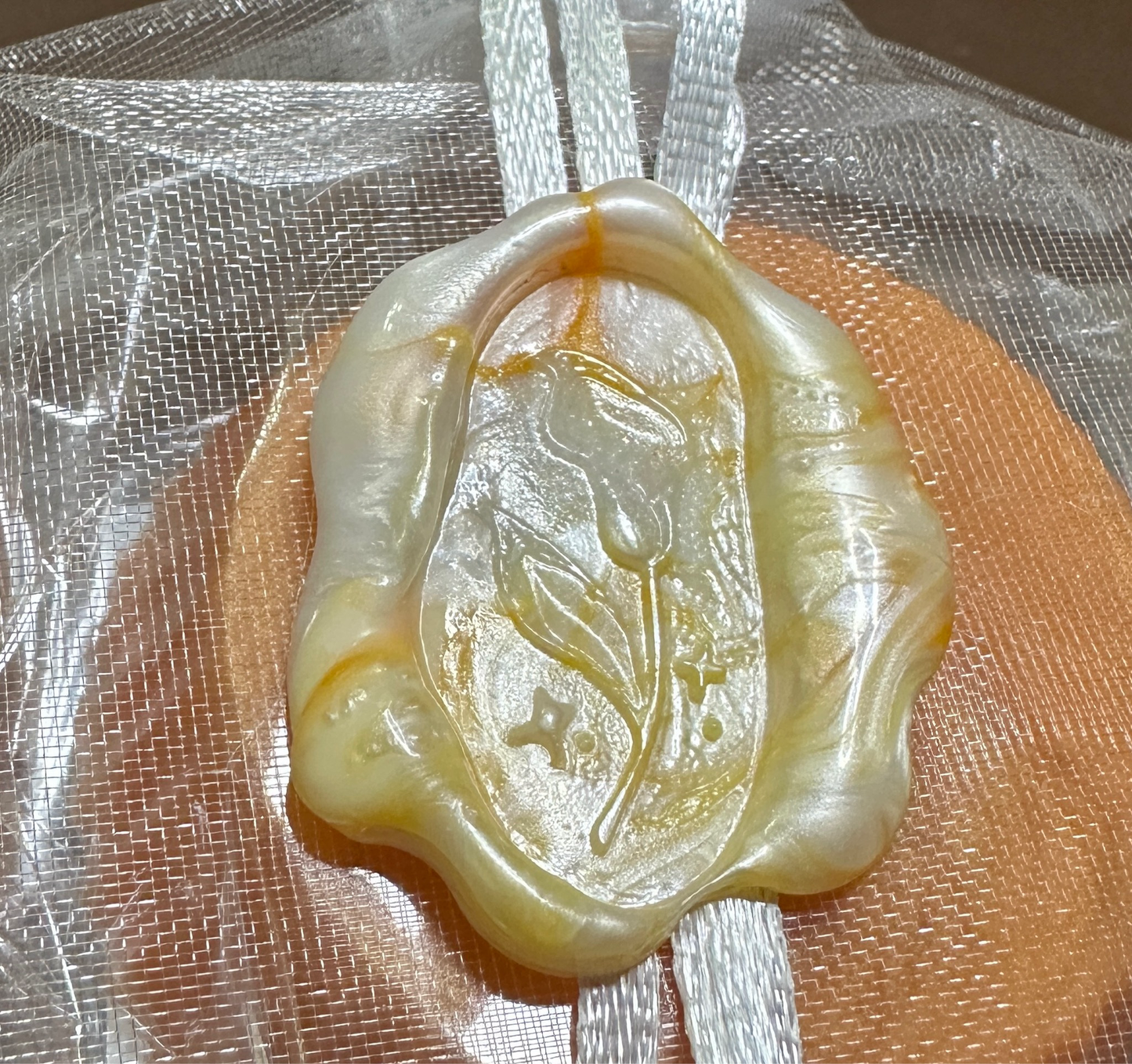 Flower Lilly Wax Seal