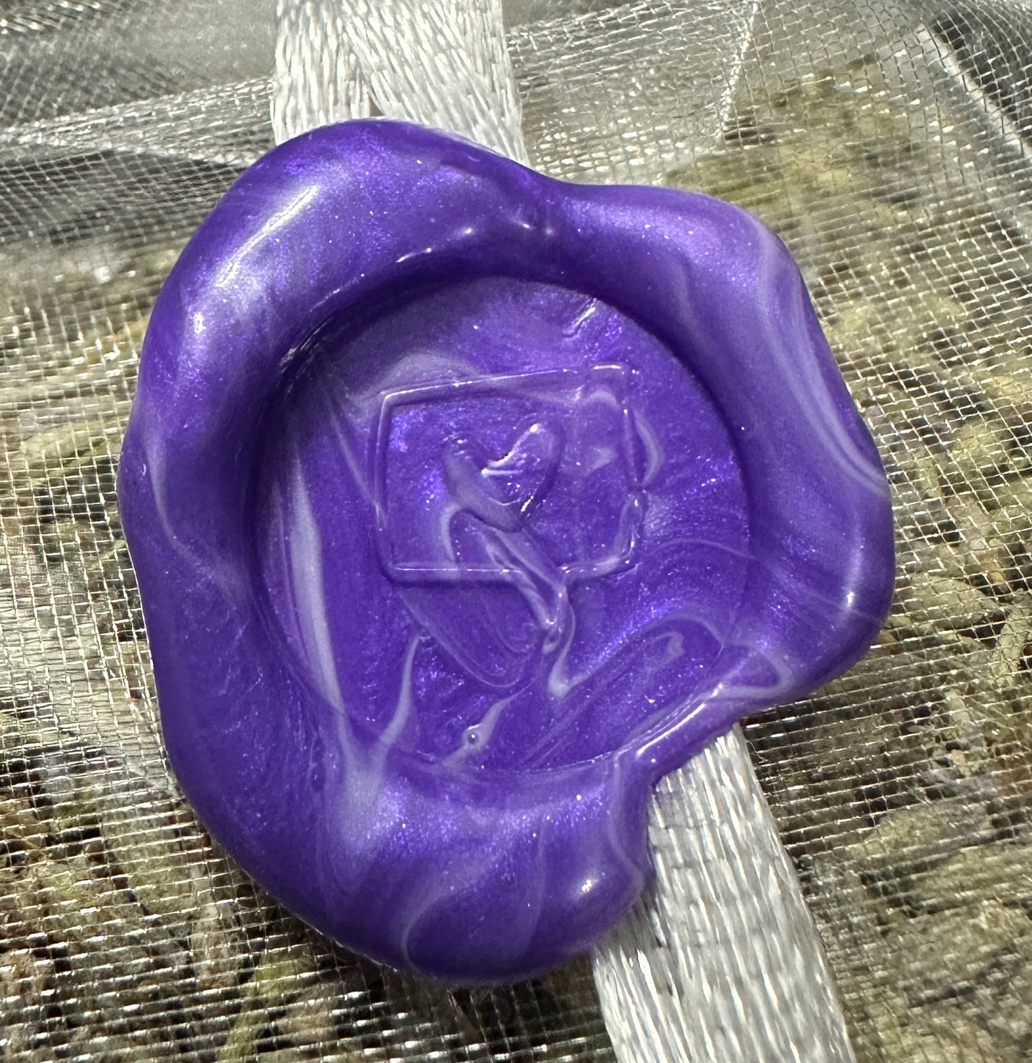 Heart in the small envelope Wax Seal