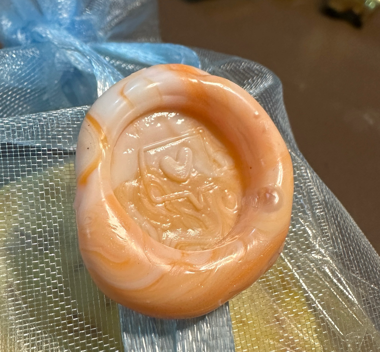Heart in the small envelope Wax Seal