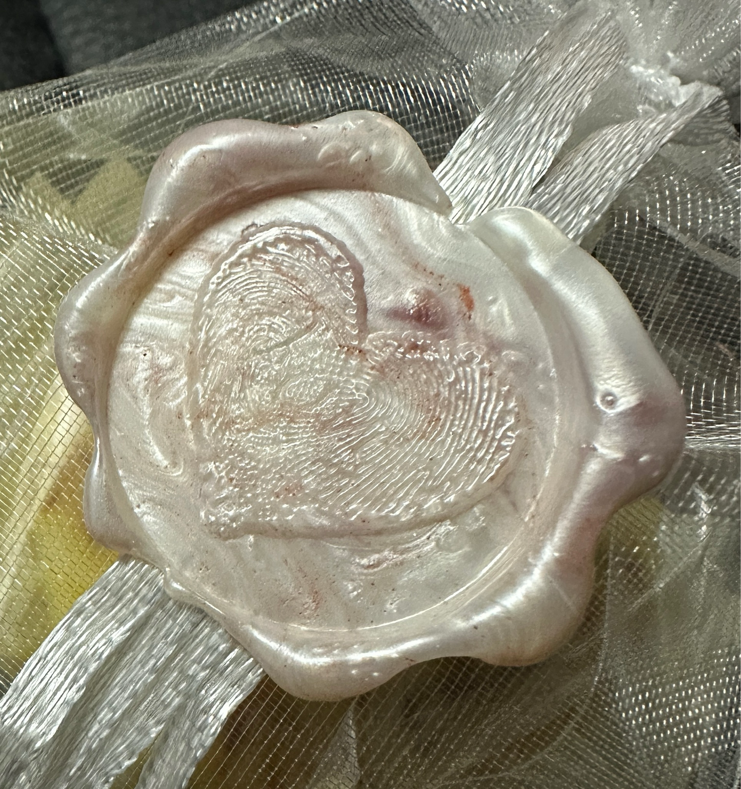 Heart Love Fingerprint Wax Seal