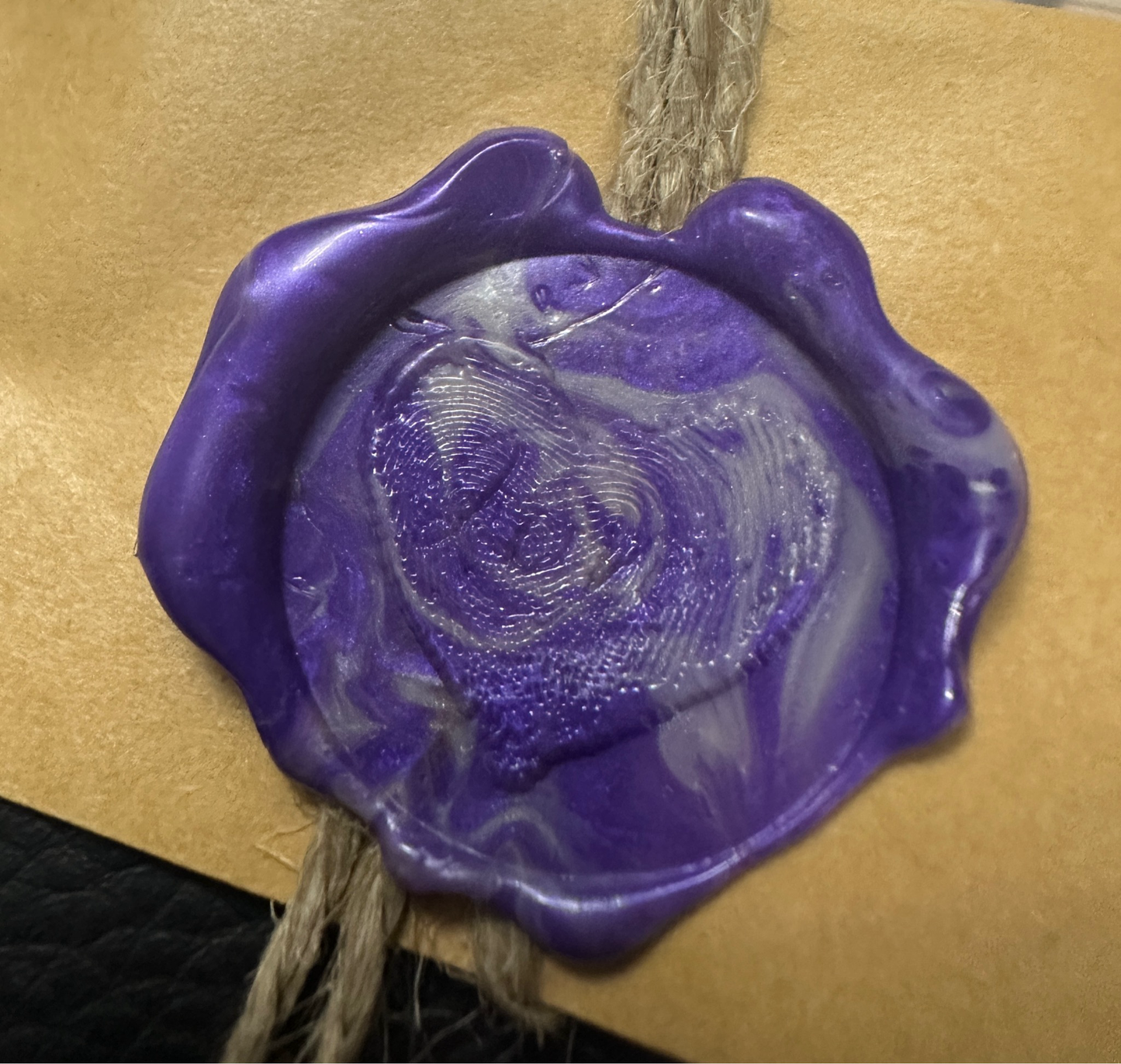 Heart Love Fingerprint Wax Seal