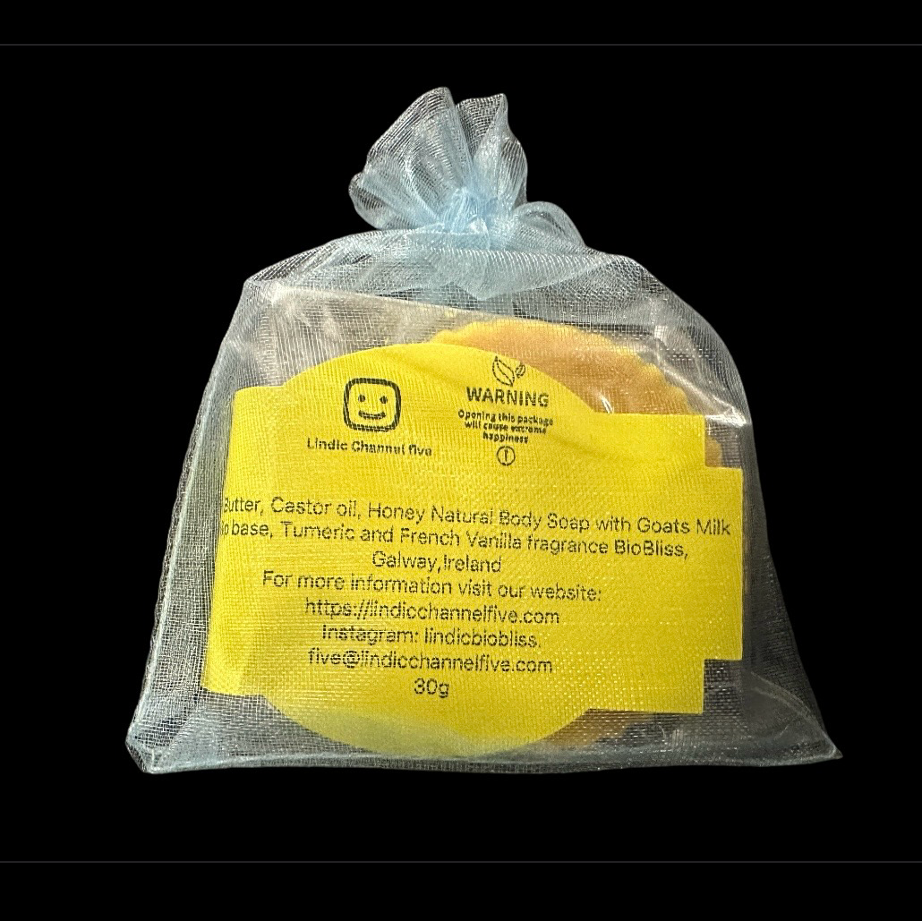 Mango Butter, Castor oil, Honey Natural Body Soap 30g