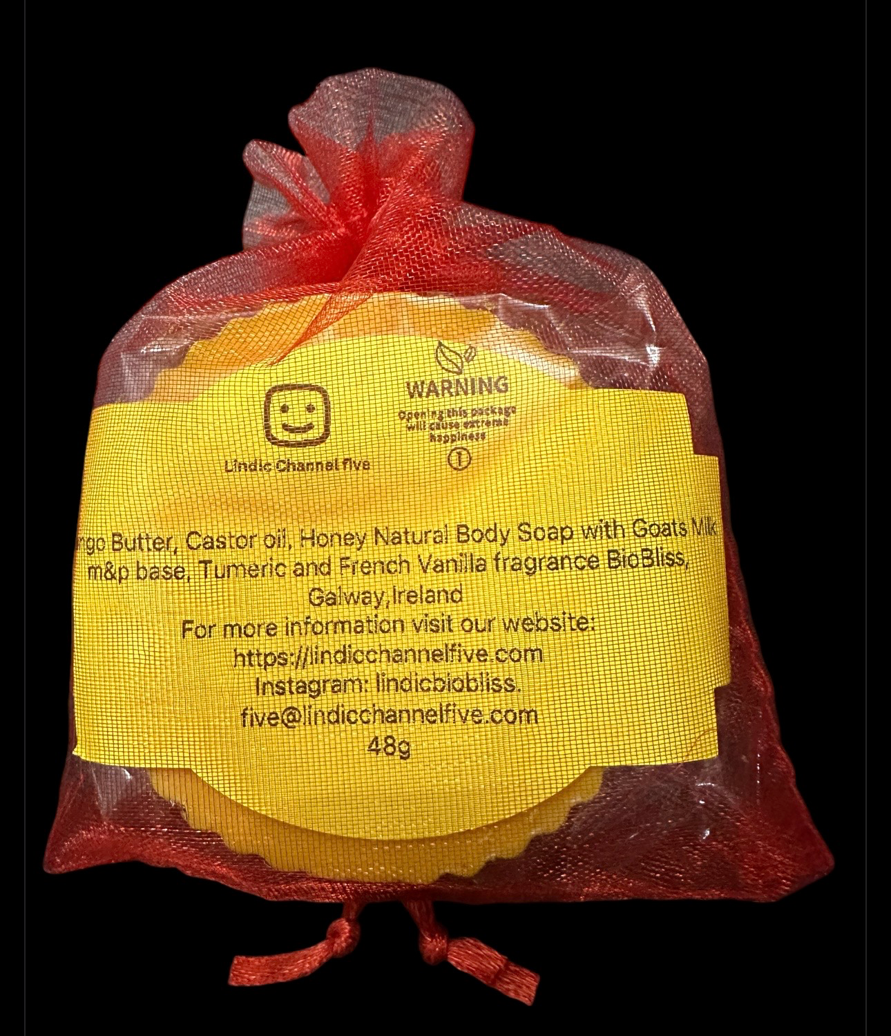 Mango Butter, Castor oil, Honey Natural Body Soap 48g