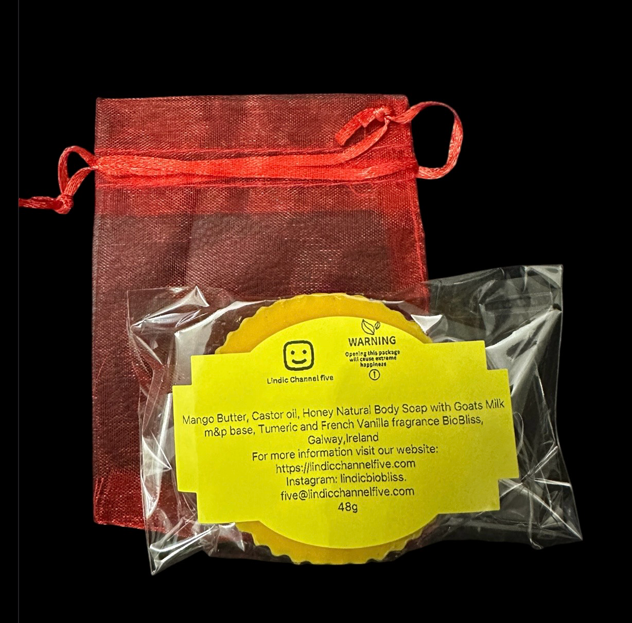 Mango Butter, Castor oil, Honey Natural Body Soap 48g