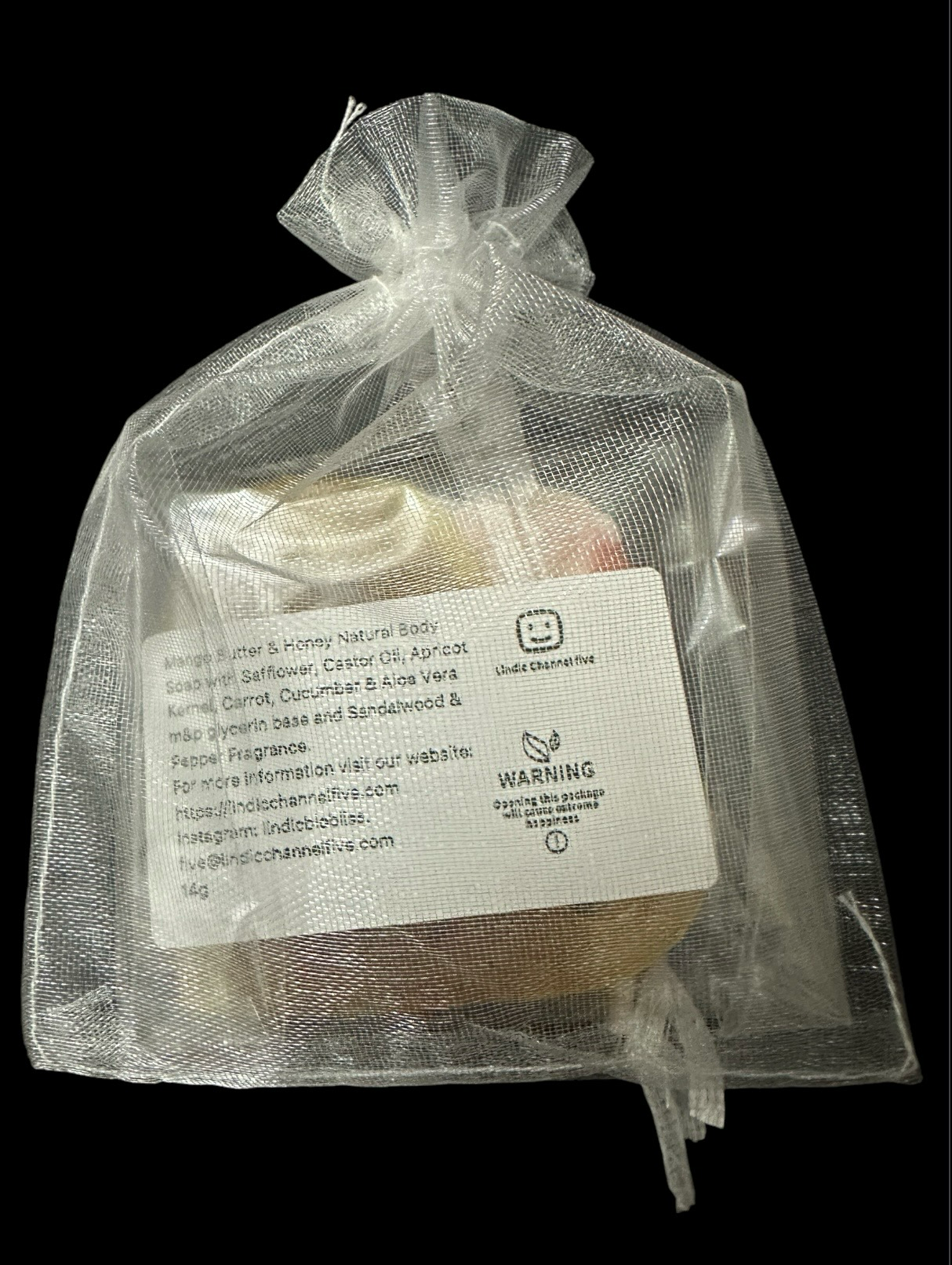 Mango Butter & Honey Natural Body Soap with Safflower 14g