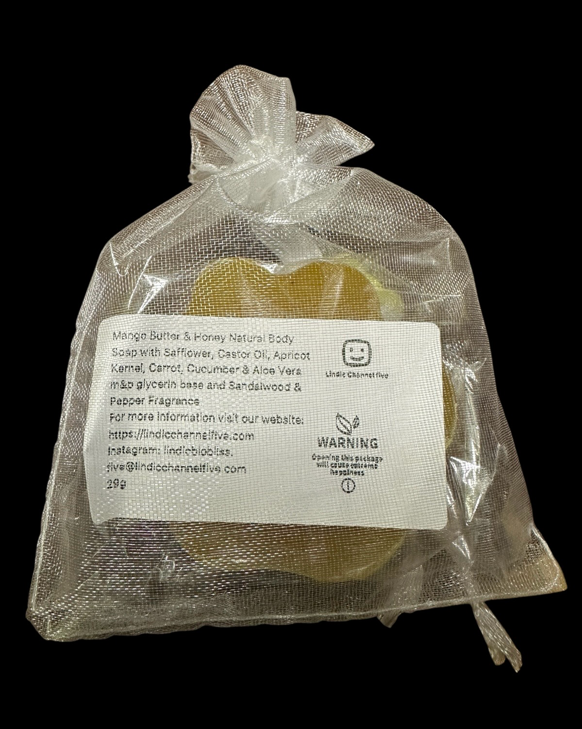 Mango Butter & Honey Natural Body Soap with Safflower 29g