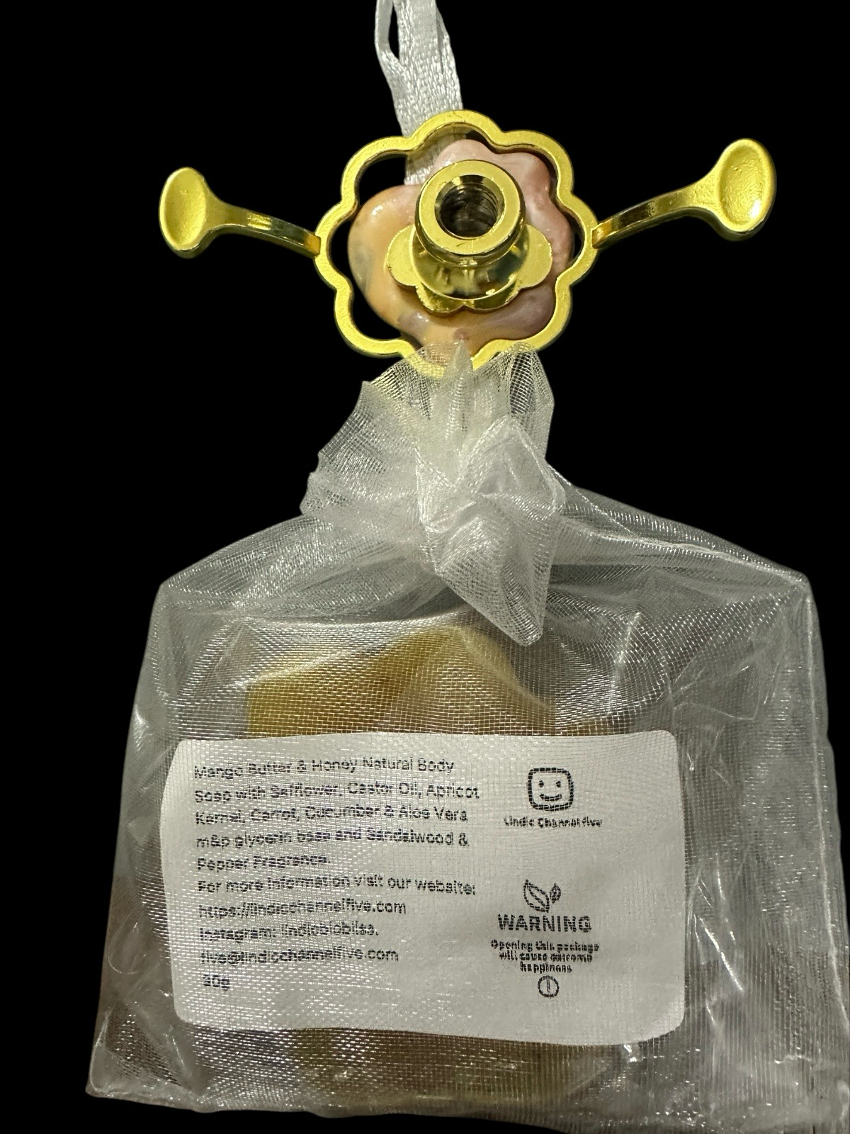 Mango Butter & Honey Natural Body Soap with Safflower 30g