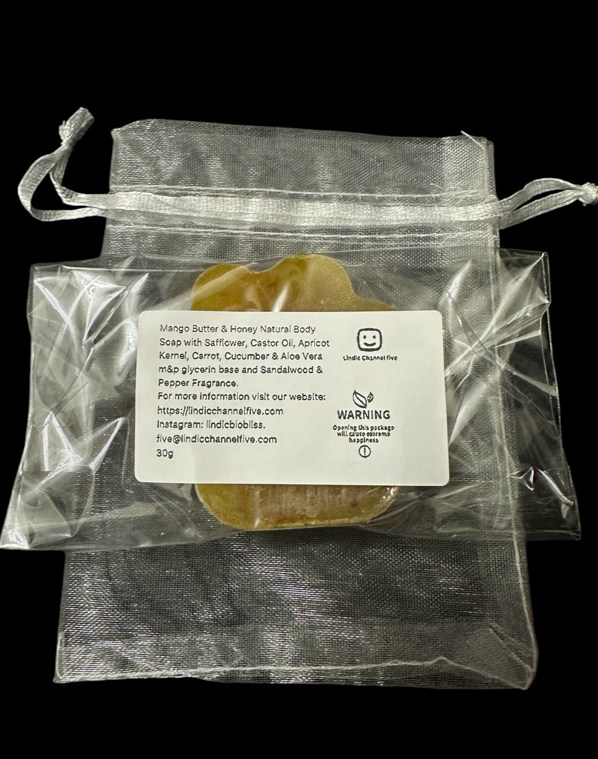 Mango Butter & Honey Natural Body Soap with Safflower 30g