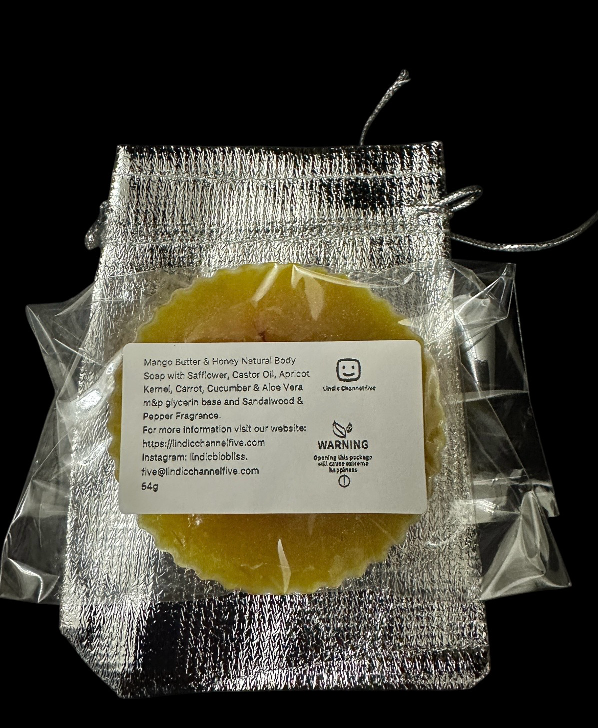 Mango Butter & Honey Natural Body Soap with Safflower 54g