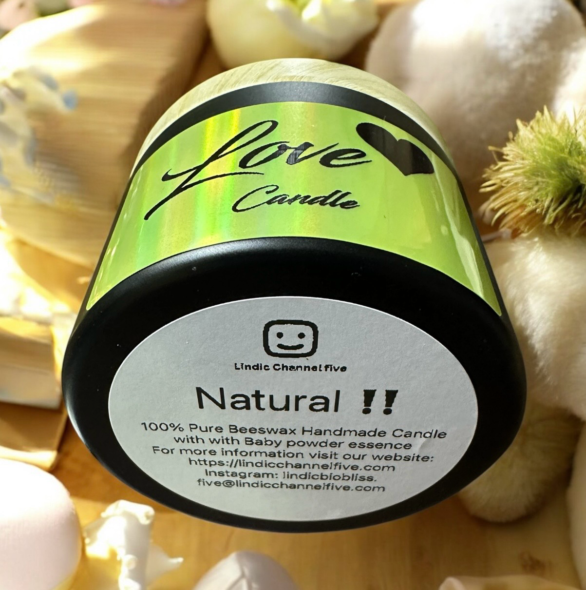 Natural Beeswax Soft Touch Candle