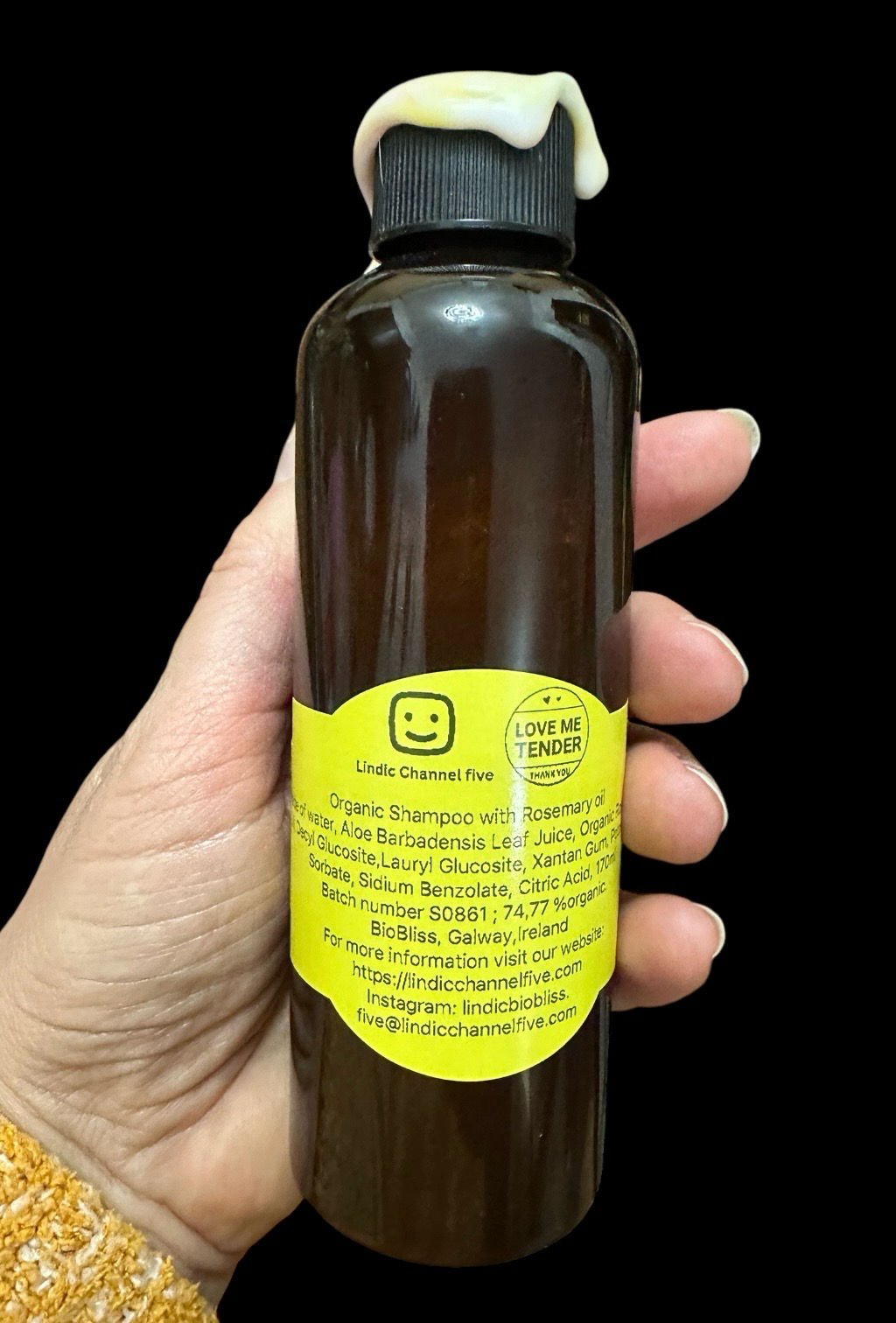 Organic Hair Shampoo with Rosemary oil