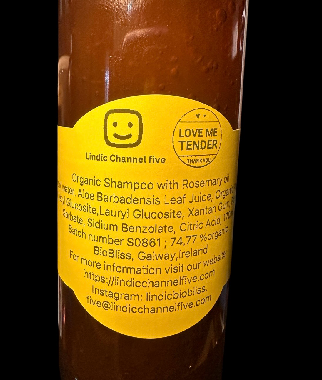 Organic Hair Shampoo with Rosemary oil