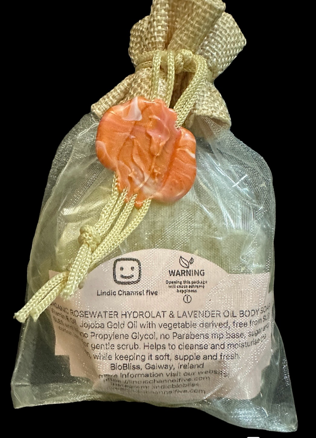 Organic Rosewater Hydrolat & Lavender Oil body Soap