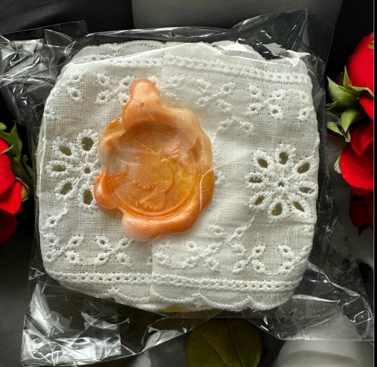Organic Sweet Orange Oil Body Soap White Lace 110 g