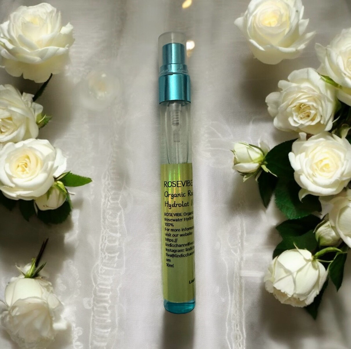 Rosevibe Organic Rosewater Hydrolat 100%