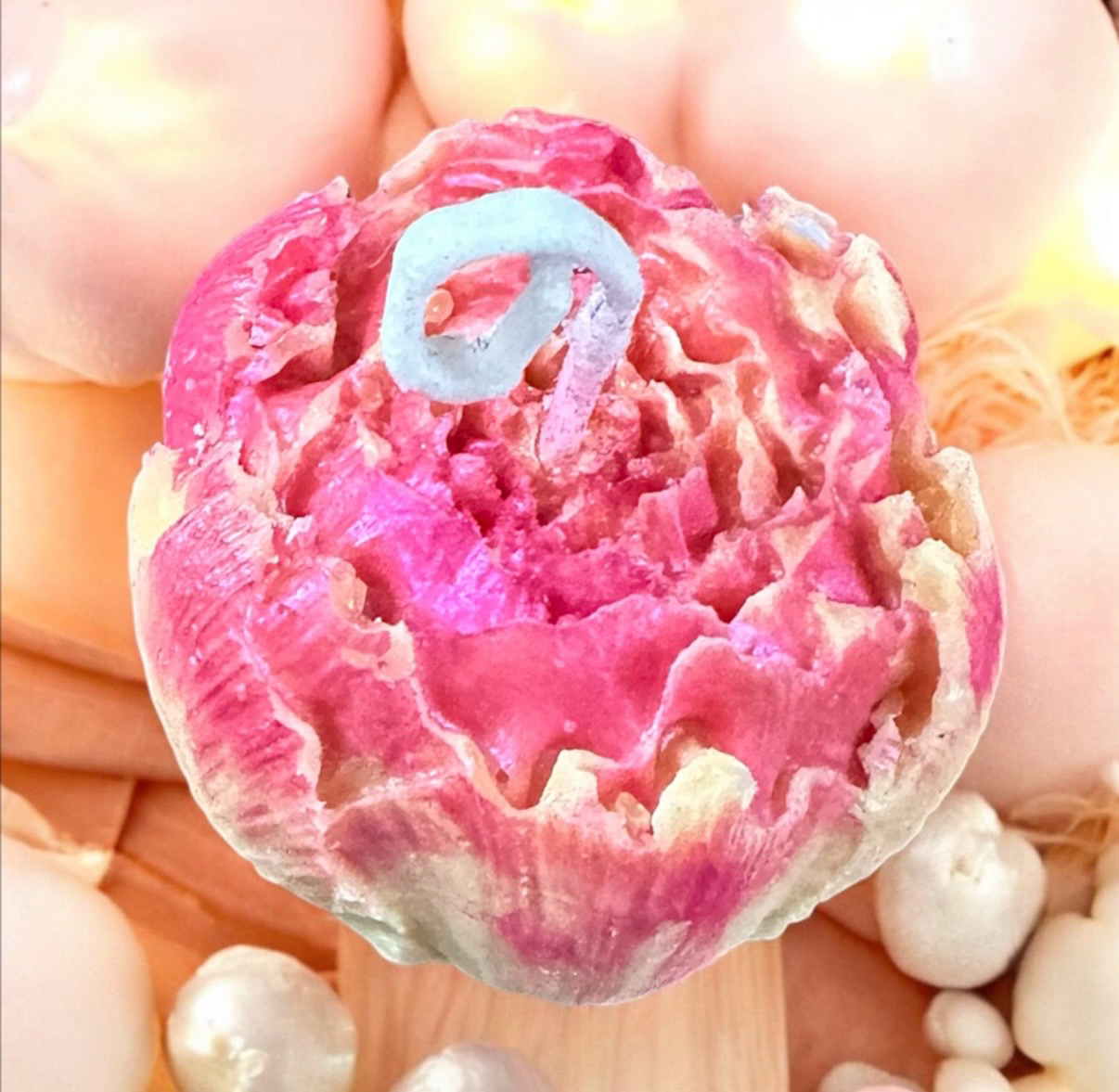 Soy & Coconut wax candle, Rose, Egyptian cotton