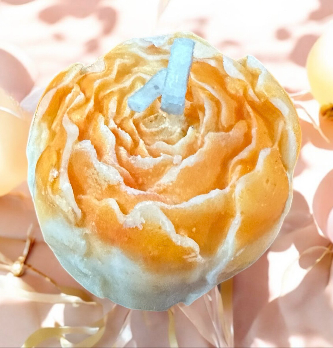 Soy & Coconut wax candle, Rose, Egyptian cotton
