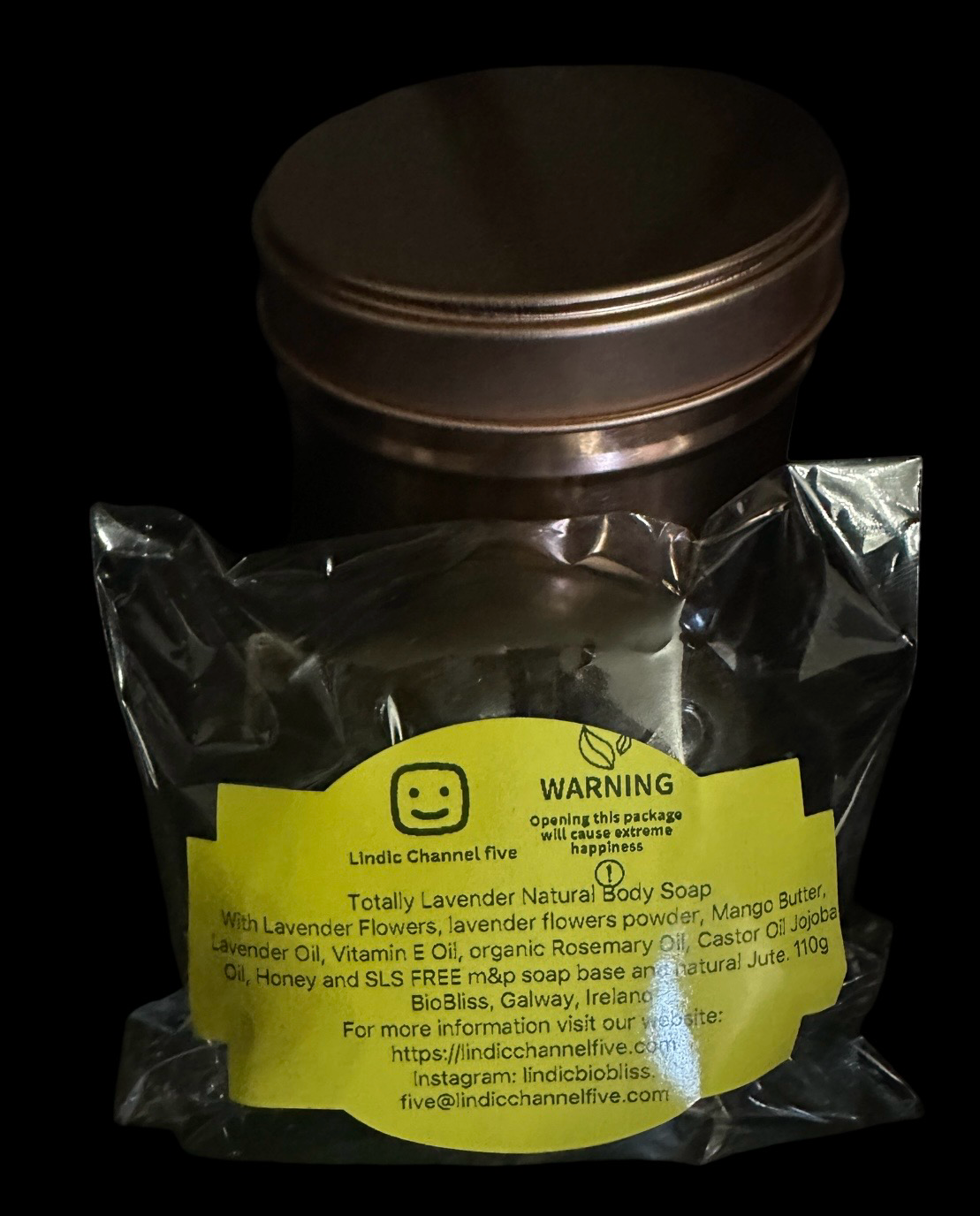 Totally Lavender Natural Body Soap 110g With Reusable Tin