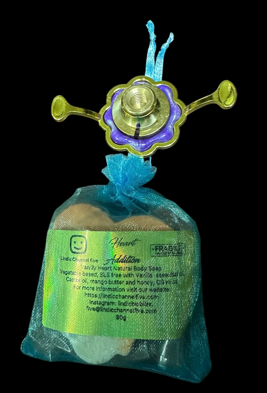 Vanilly Body Soap Vegetable based, SLS free, 30g