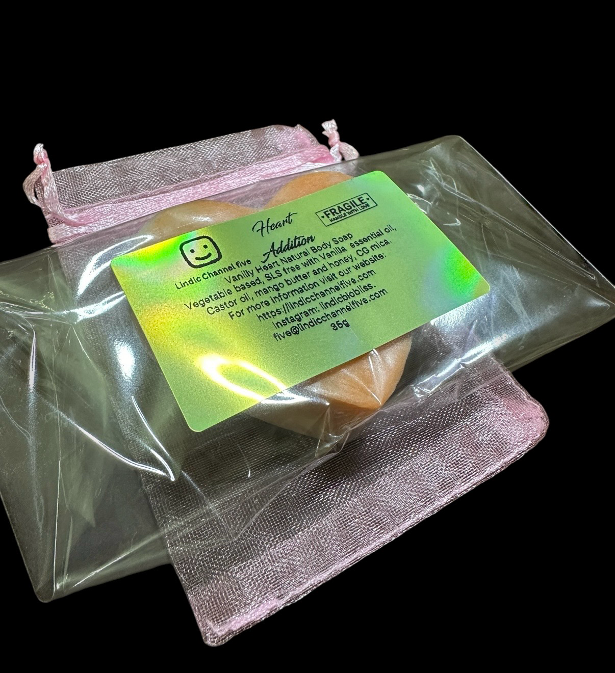 Vanilly Body Soap Vegetable based, SLS free, 35g