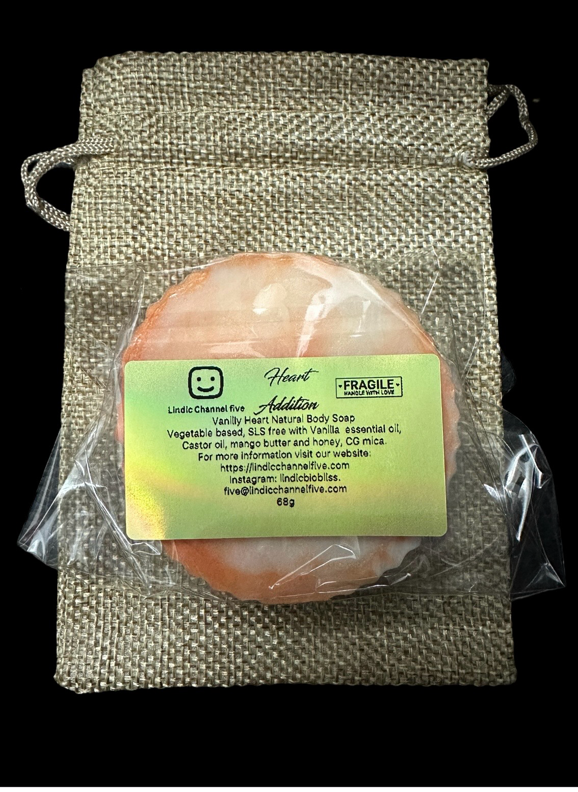 Vanilly Body Soap Vegetable based, SLS free, 68g