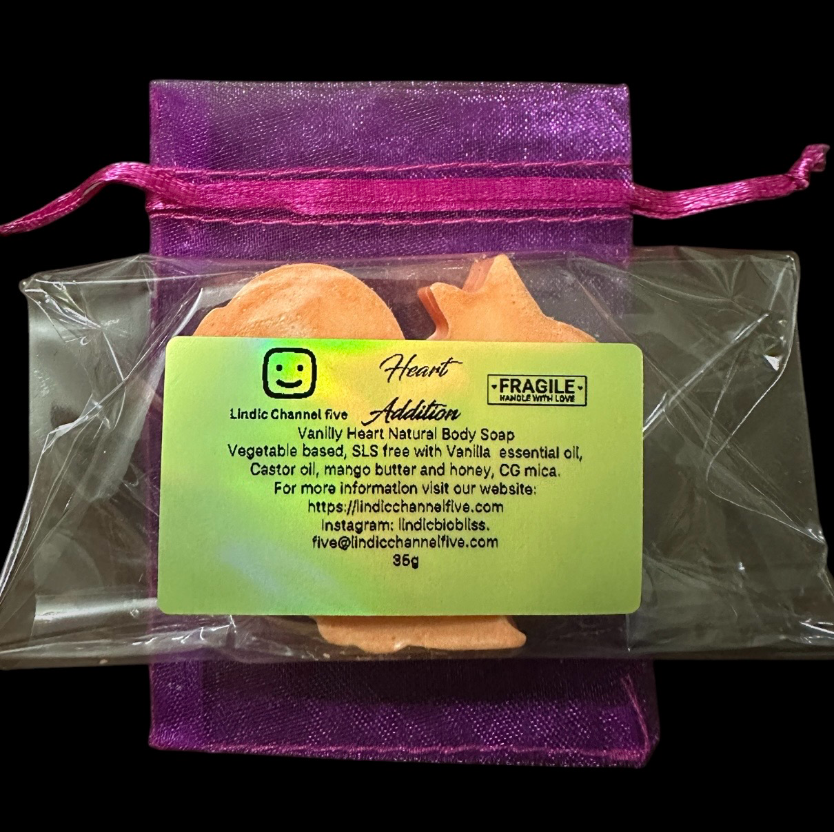 Vanilly Body Soap Vegetable based, SLS free, 35g