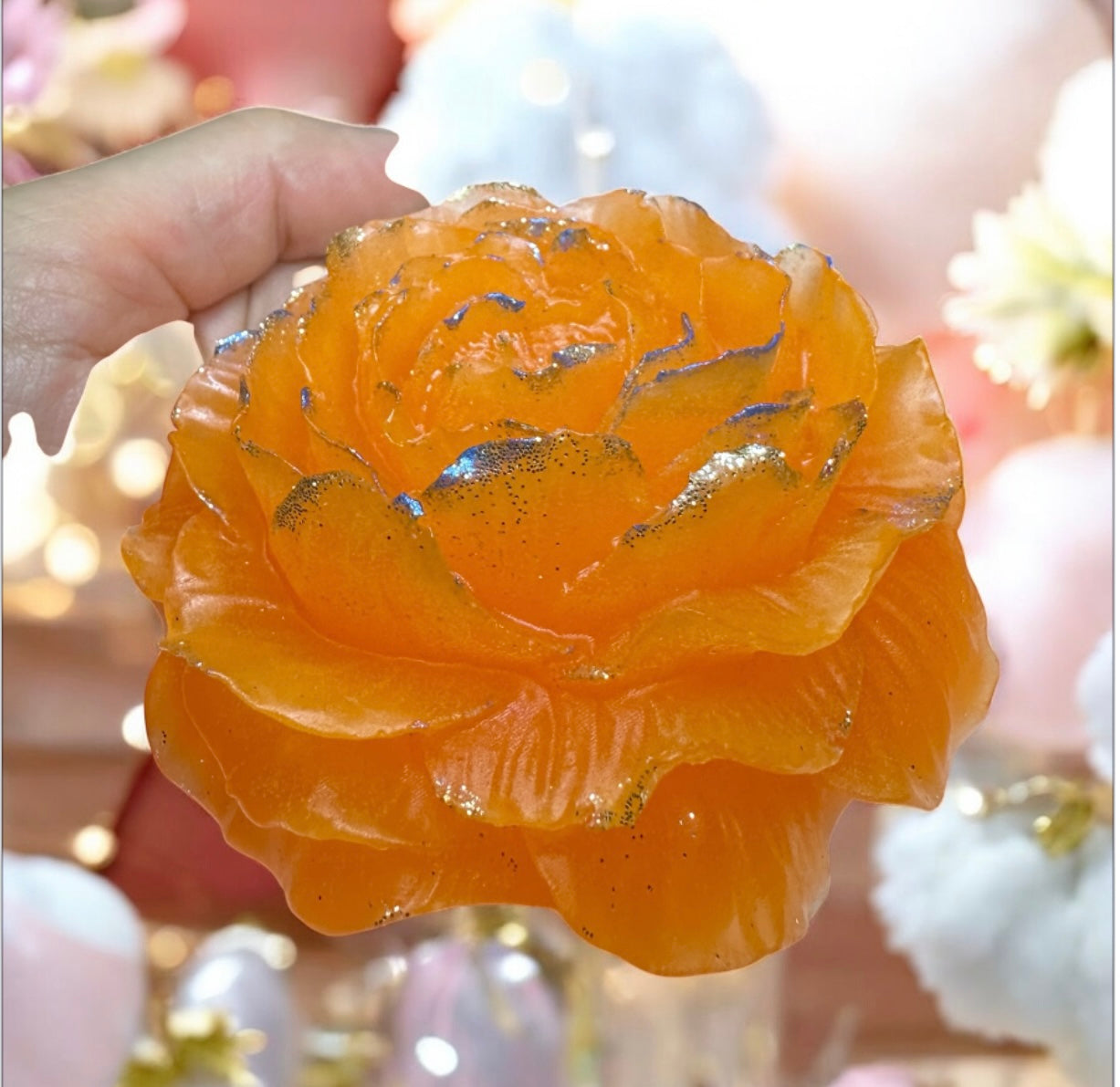 Fresh orange Rose Body Soap,
