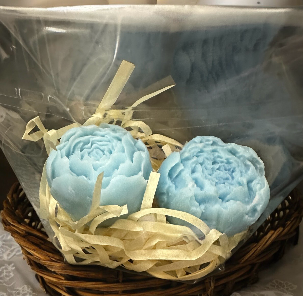 Blue roses Soy wax melt French Vanilla essence