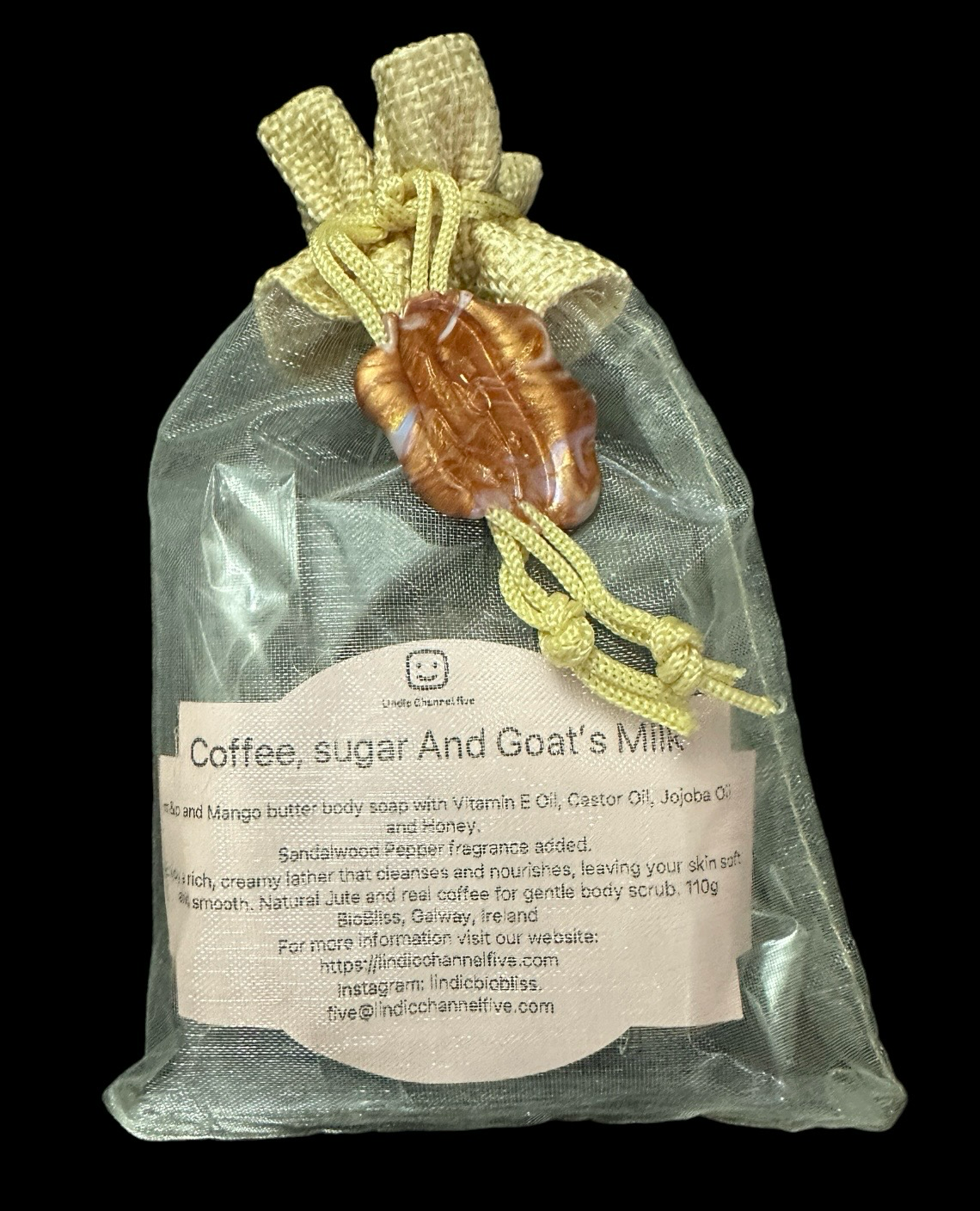 Coffee, Sugar and Goat's Milk m&p and Mango Butter Body Soap 110g