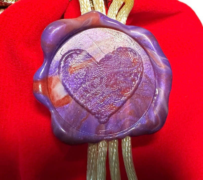 Heart Love Fingerprint Wax Seal