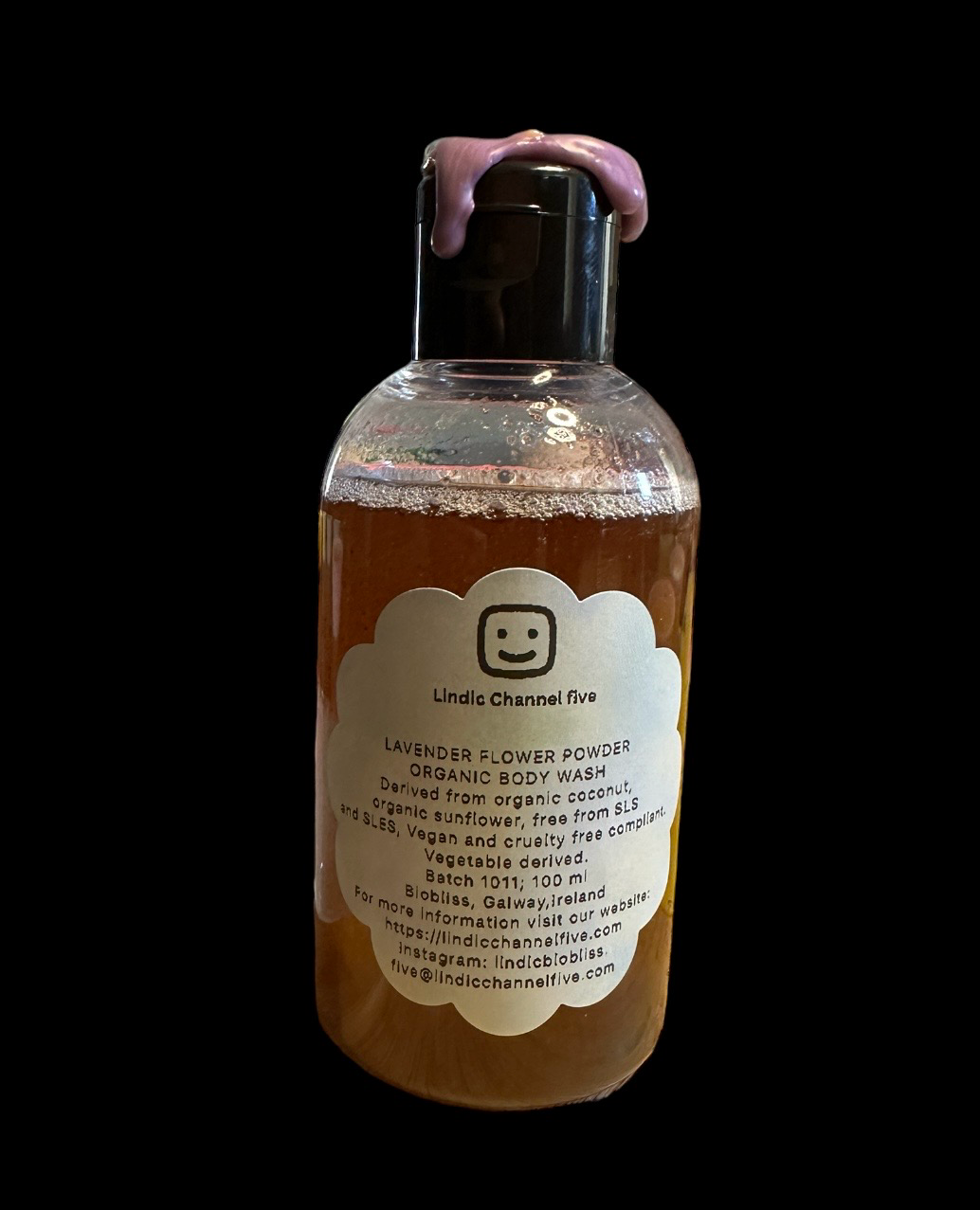 Lavender flower powder Organic Body Wash