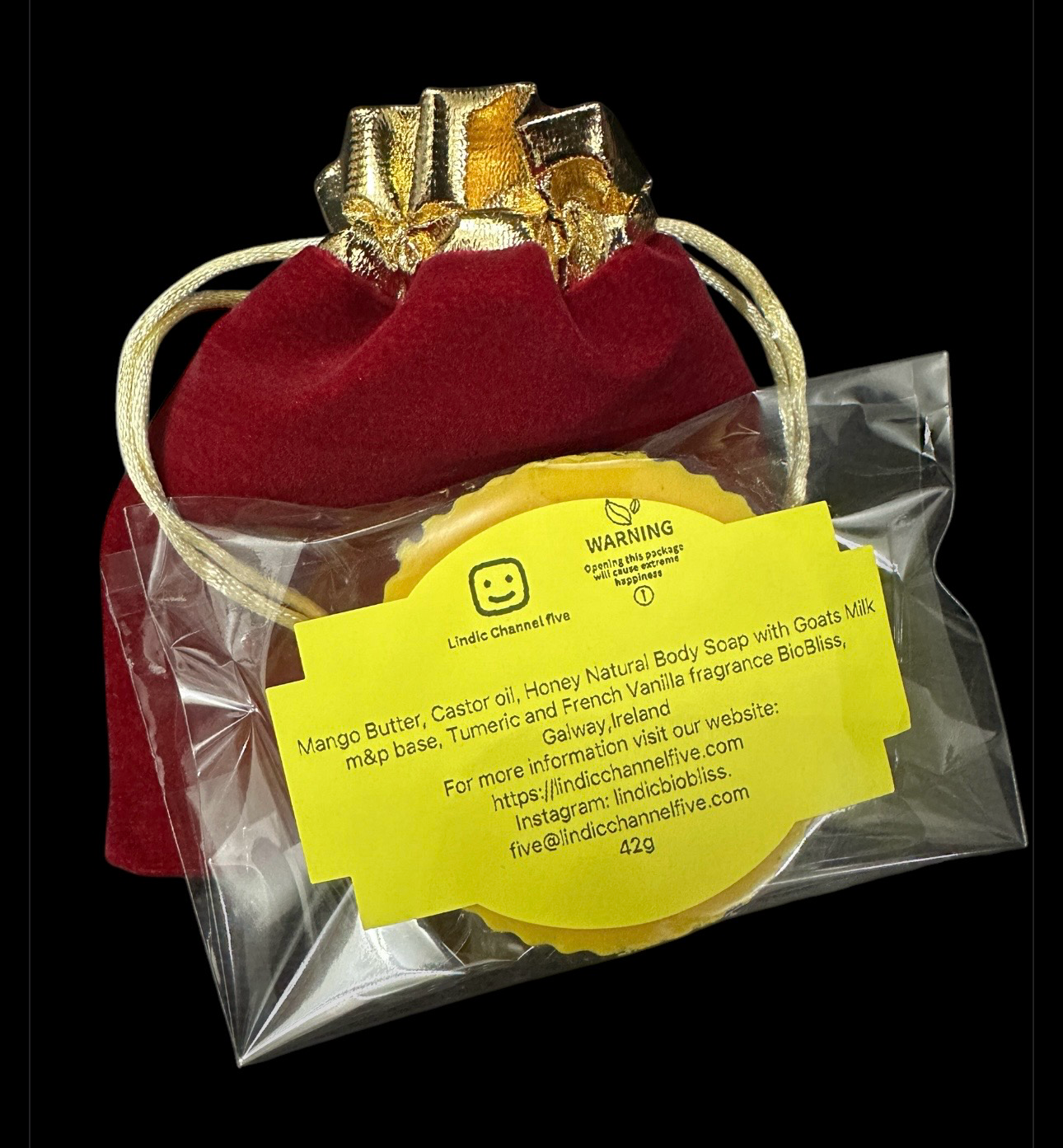 Mango Butter, Castor oil, Honey Natural Body Soap 42g