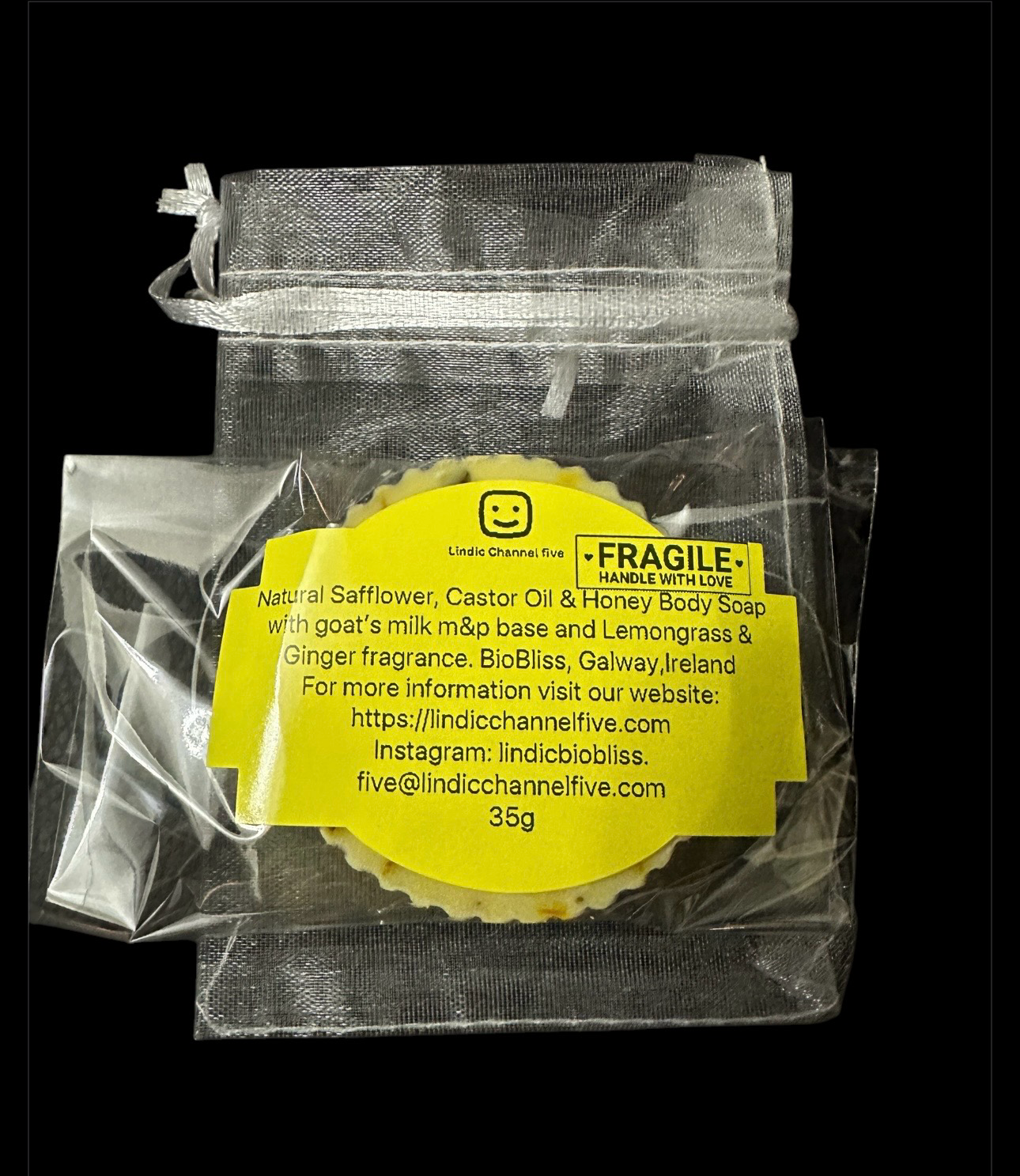 Natural Safflower, Castor Oil & Honey Body Soap 35g