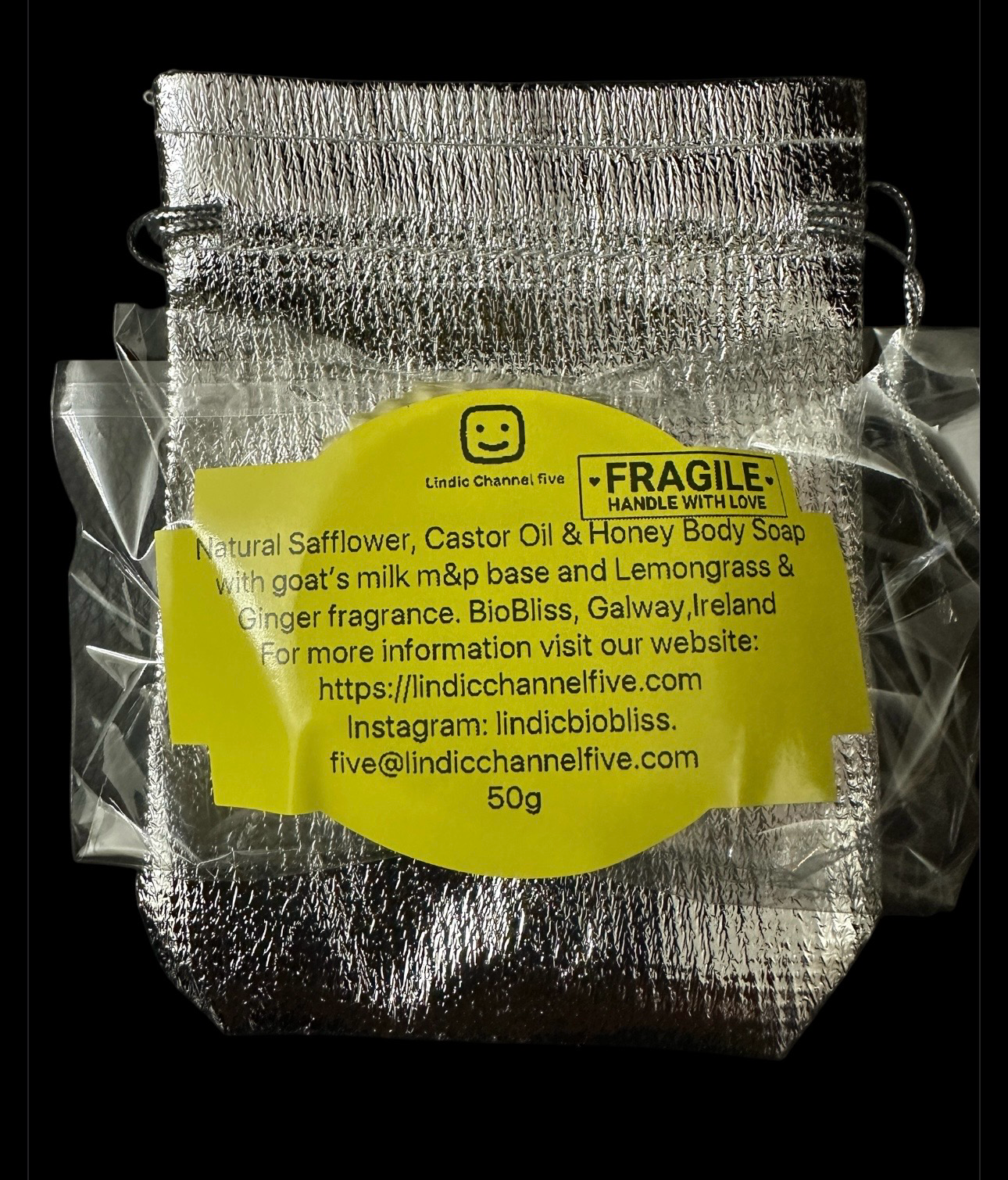 Natural Safflower, Castor Oil & Honey Body Soap 50g