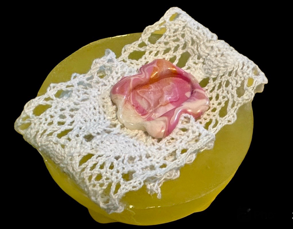 Organic Rosewater Hydrolat & Lavender Oil body Soap