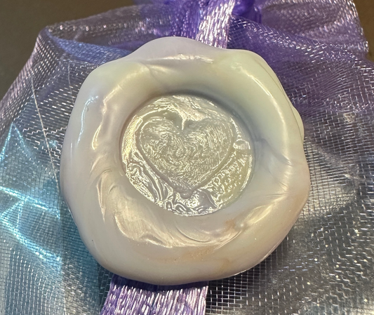 Small heart with fingerprint love Wax Seal