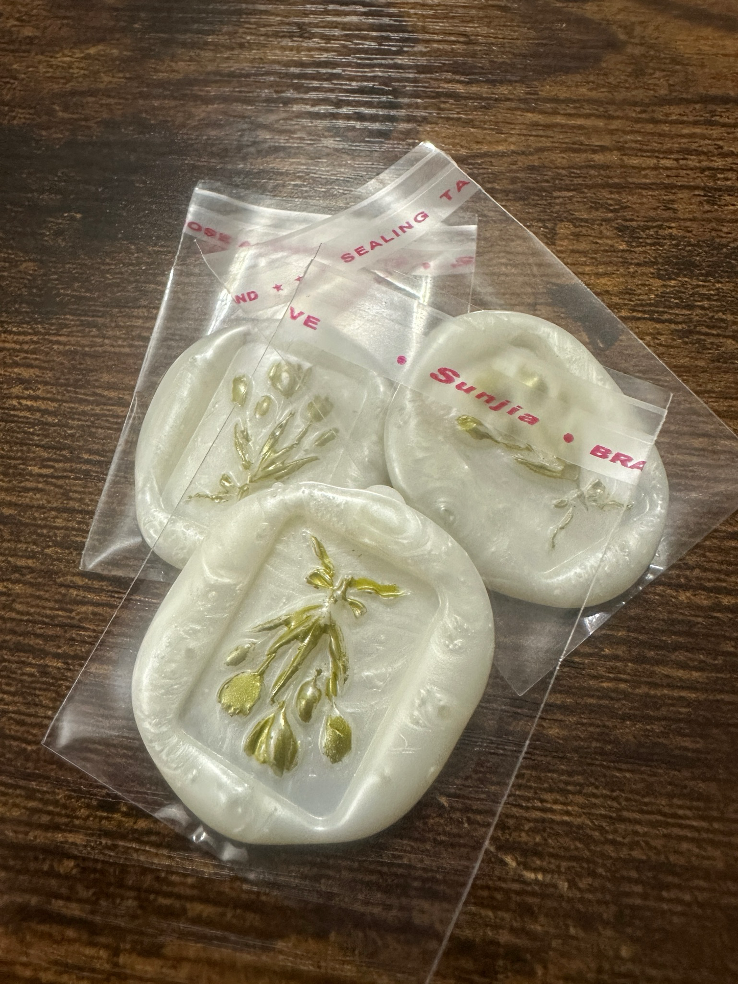 Wax Seals, self adhesive, hand made 5/1