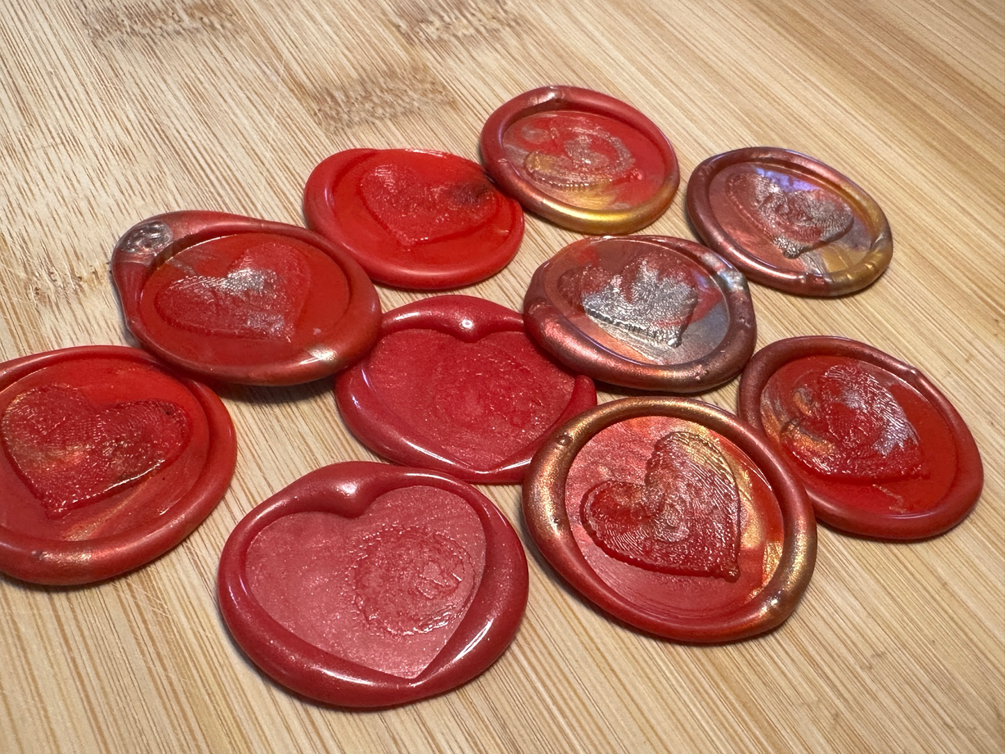 Wax Seals, self adhesive, hand made 5/1