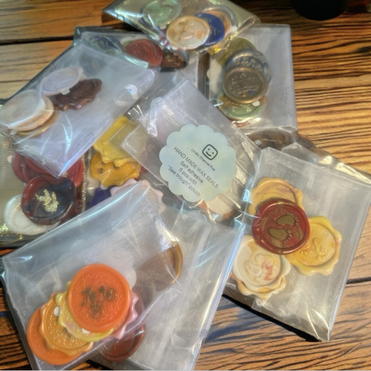 Wax Seals, self adhesive, hand made 5/1