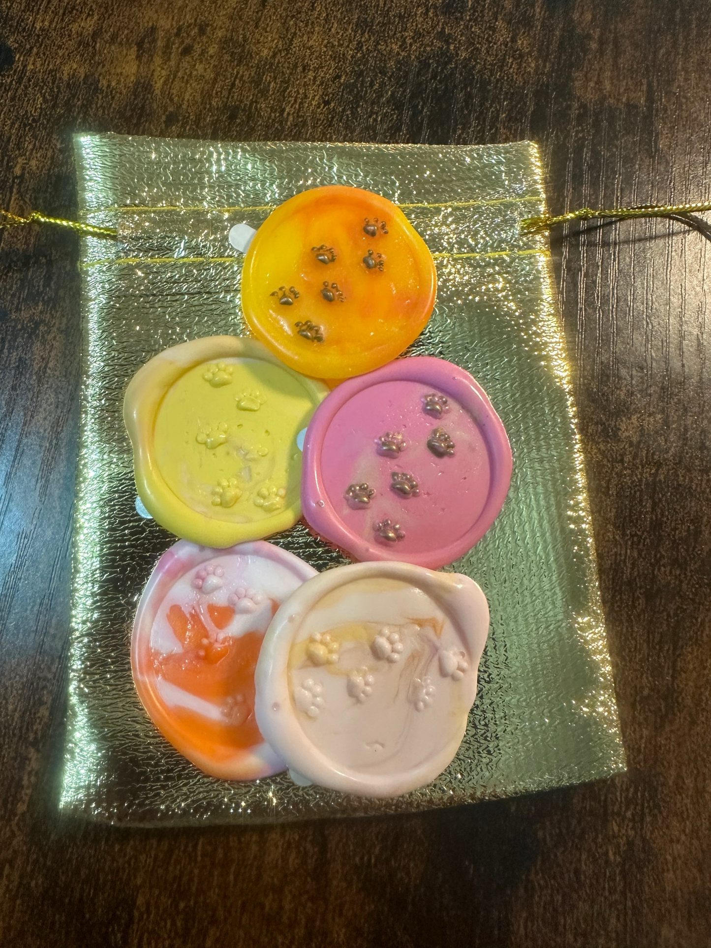 Wax Seals, self adhesive, hand made 5/1